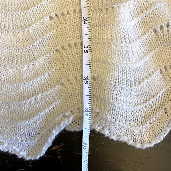 Rickis off white long open front cardigan and tank - Picture 10 of 12